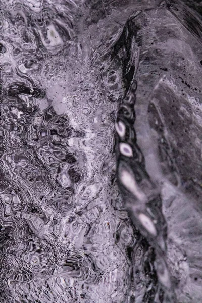 Baggrund tekstur af en mur af is - Stock-foto
