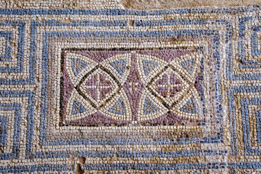 Kıbrıs 'ın Kourion kentindeki döşemeler