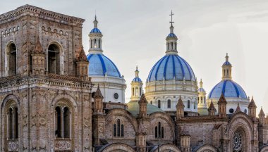 New Cathedral Domes in Cuenca, Ecuador clipart