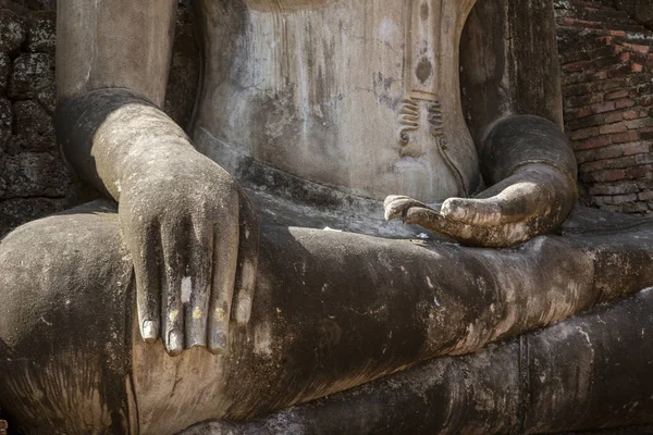 Ayuthaya Dev Buda Uzun Parmaklar, Tayland — Stok fotoğraf