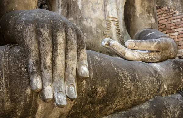 Ayuthaya Dev Buda Uzun Parmaklar, Tayland — Stok fotoğraf