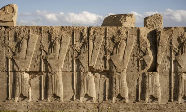 Persepolis'te Baz-Rölyef Oymalar — Stok fotoğraf