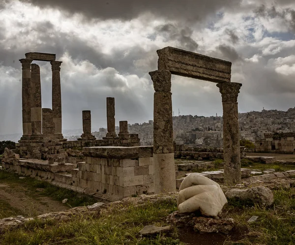 Herkül'ün Amman'da Eli, Ürdün — Stok fotoğraf