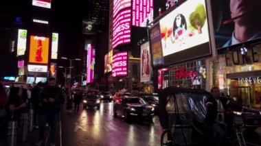 New York City, New York - 2019-05-08 - Times Square Night 3 - Pedal Taxi