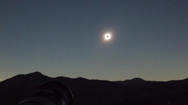 Vacuna, Chile - 02-07-2019 - totale Sonnenfinsternis — Stockvideo