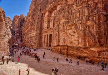 Petra, Ürdün - 2019-04-22 Gün boyunca Hazine