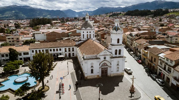 Себастьян, Еквадор - 2019-06-15 - Аеровид монастиря. — стокове фото