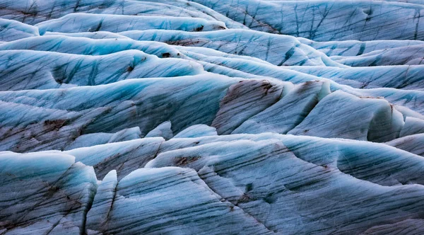 Tekstur latar belakang gletser — Stok Foto