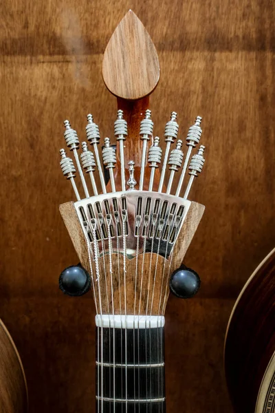 Guitarra de Fado de 12 cordas Português — Fotografia de Stock