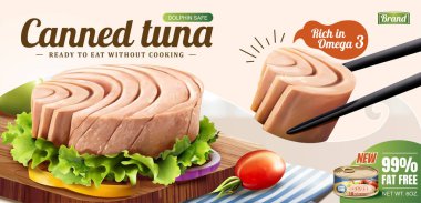 Konserve ton balığı reklamları