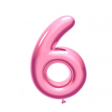 Pembe balon sayısı 6