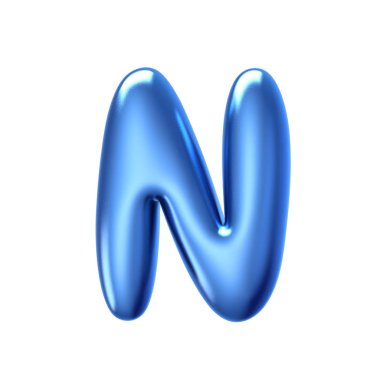 Mavi jöle sıvı alfabe S