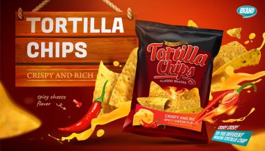 Reklamlar tortilla cips