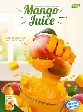 Mango suyu reklamları afiş
