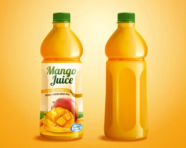 Produkt z mango šťávy — Stockový vektor