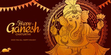 Mutlu Ganesh Chaturthi afiş