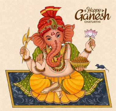 mutlu ganesh chaturthi tasarım