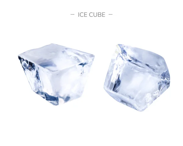 Cubi di ghiaccio chiari — Vettoriale Stock