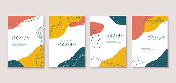 Minimal Cover Template Design Abstract Patterns Elegant Line Art Ιδανικό — Διανυσματικό Αρχείο