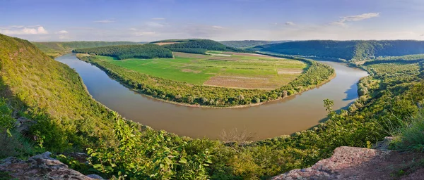 Hermoso Panorama Del Cañón Del Río Dniester Ucrania Europa — Foto de Stock