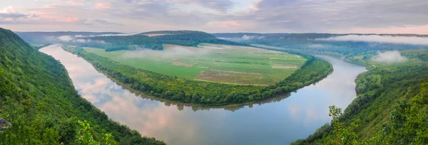 Hermoso Panorama Del Cañón Del Río Dniester Ucrania Europa — Foto de Stock