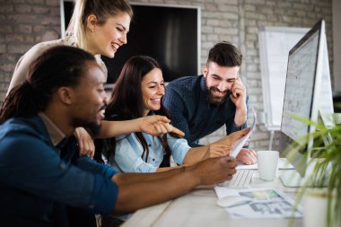 Office birlikte proje üzerinde çalışmaya Genç Mimarlar