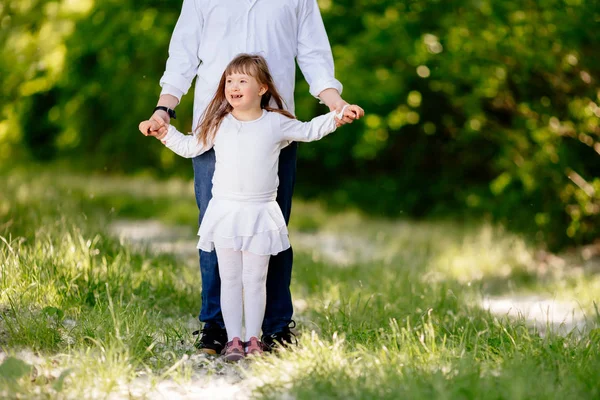 Anche Persone Che Soffrono Sindrome Meritano Amore — Foto Stock