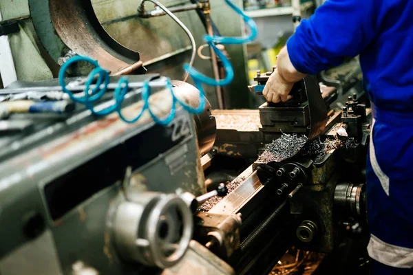 Máquinas Perforación Automatizadas Que Procesan Metalurgia Para Robots Montaje — Foto de Stock