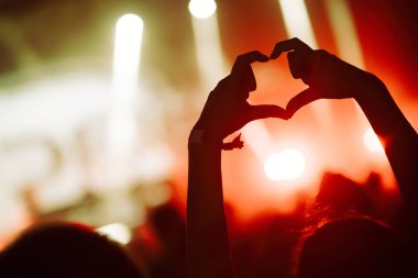 Dans eden kalabalığa müzik konser Festivali resmi