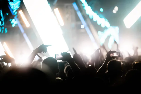 Bild Dansande Publiken Musik Konsert Festival — Stockfoto