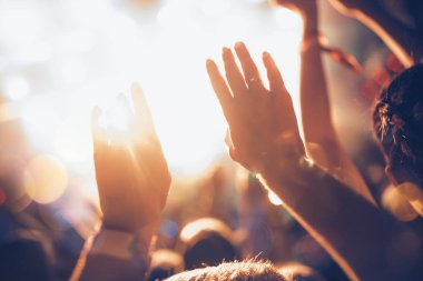 Zevk ve Müzik Festivali'nde dans mutlu kalabalık portresi