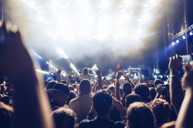 Zevk ve Müzik Festivali'nde dans mutlu kalabalık portresi