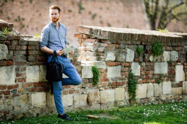 Doğa rahatlatıcı işadamı