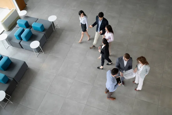 Gruppo Architetti Uomini Affari Che Lavorano Insieme Fanno Brainstorming — Foto Stock