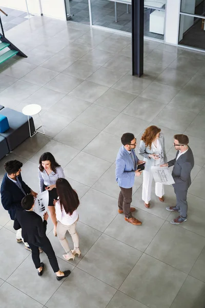 Groep Architecten Zakenmensen Die Samenwerken Brainstormen — Stockfoto