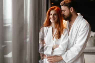 Sağlık hafta sonu ve sakin anlar birlikte zevk çift