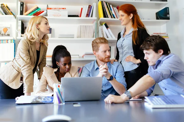 Businesspeople Working Office Solving Problems Team — Stock Photo, Image