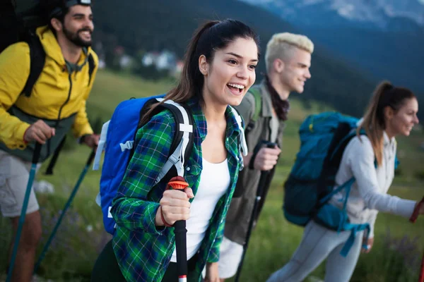 Trek Wandelen Bestemming Ervaring Adventure Lifestyle Concept — Stockfoto