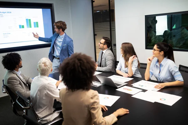 Business People Work Conference Meeting Modern Office — Stock Photo, Image