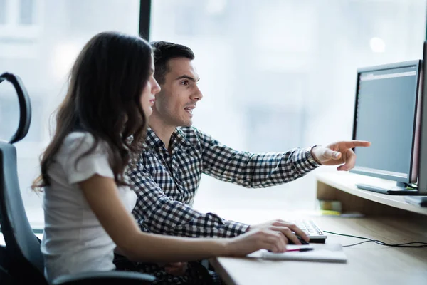 Picture Business People Working Together Office Company — Stock Photo, Image