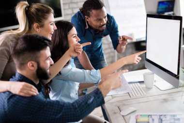 Office birlikte proje üzerinde çalışmaya Genç Mimarlar