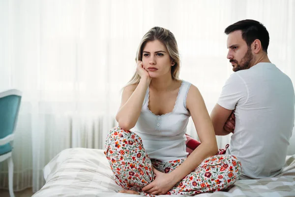 Picture Young Couple Having Relationship Problems Crisis — Stock Photo, Image