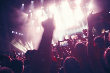 Zevk ve Müzik Festivali'nde dans mutlu kalabalık portresi