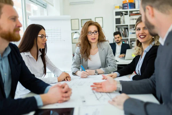 Creative Professional Business People Working Business Project Office — Stock Photo, Image