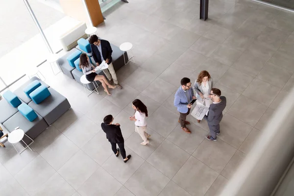 Grupo Arquitetos Empresários Que Trabalham Juntos Fazem Brainstorming — Fotografia de Stock