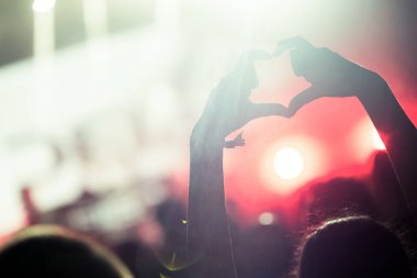 Dans eden kalabalığa müzik konser Festivali resmi