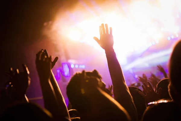 Imagem Pessoas Dançando Festa Festival Música — Fotografia de Stock