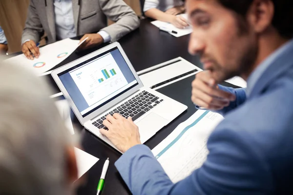 Exitoso Grupo Empresarial Feliz Personas Trabajo Oficina —  Fotos de Stock