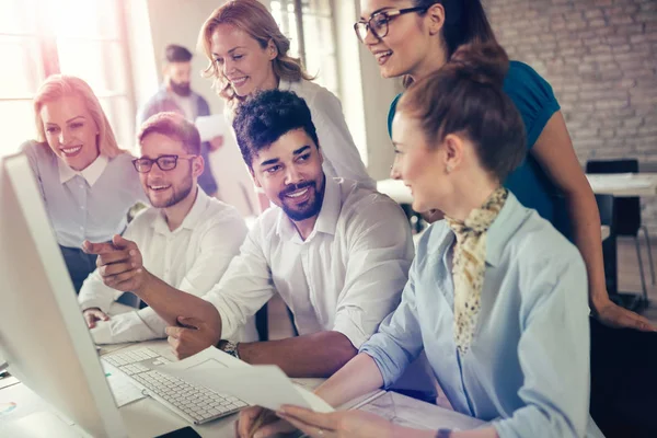 Startup Diversità Lavoro Squadra Brainstorming Business Meeting Concept — Foto Stock