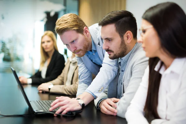 Imagen Gente Negocios Discutiendo Seminario Reunión — Foto de Stock